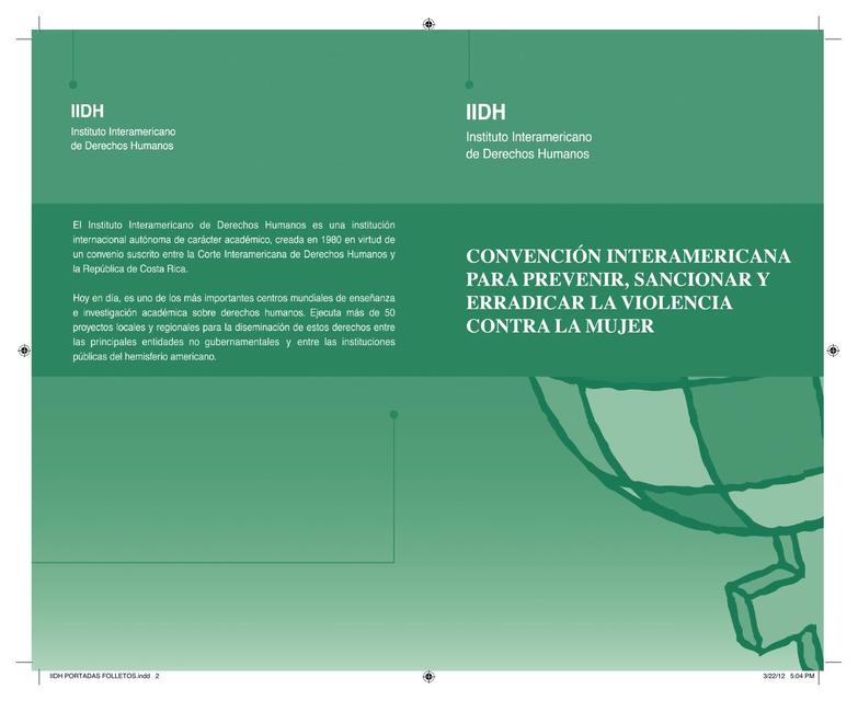 Convención Interamericana para Prevenir la Violencia Contra la Mujer