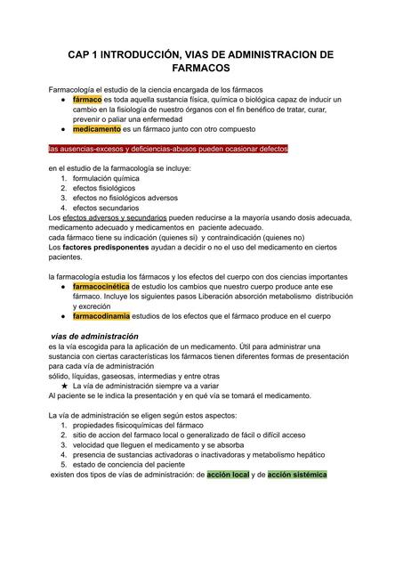 Conceptos Básicos Farmacologia