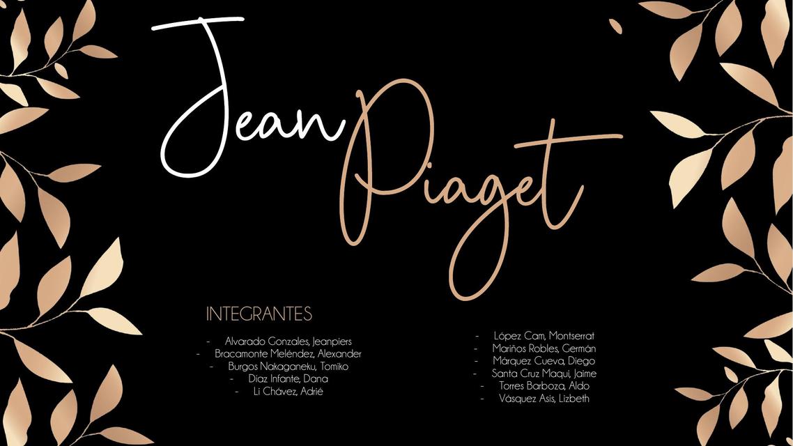 Jean Piaget