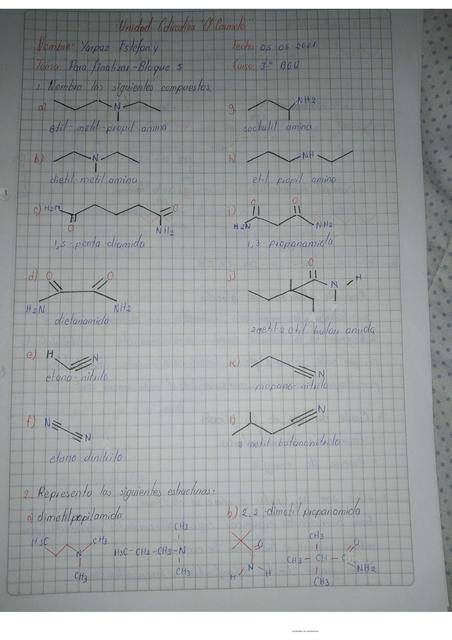 Tareas Química 