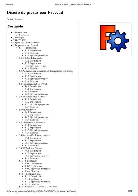 Diseño de piezas con Freecad