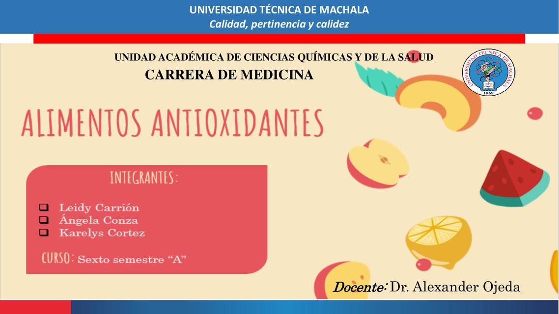 Alimentos Antioxidantes 