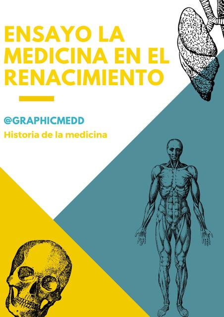 Ensayo la medicina en el renacimiento