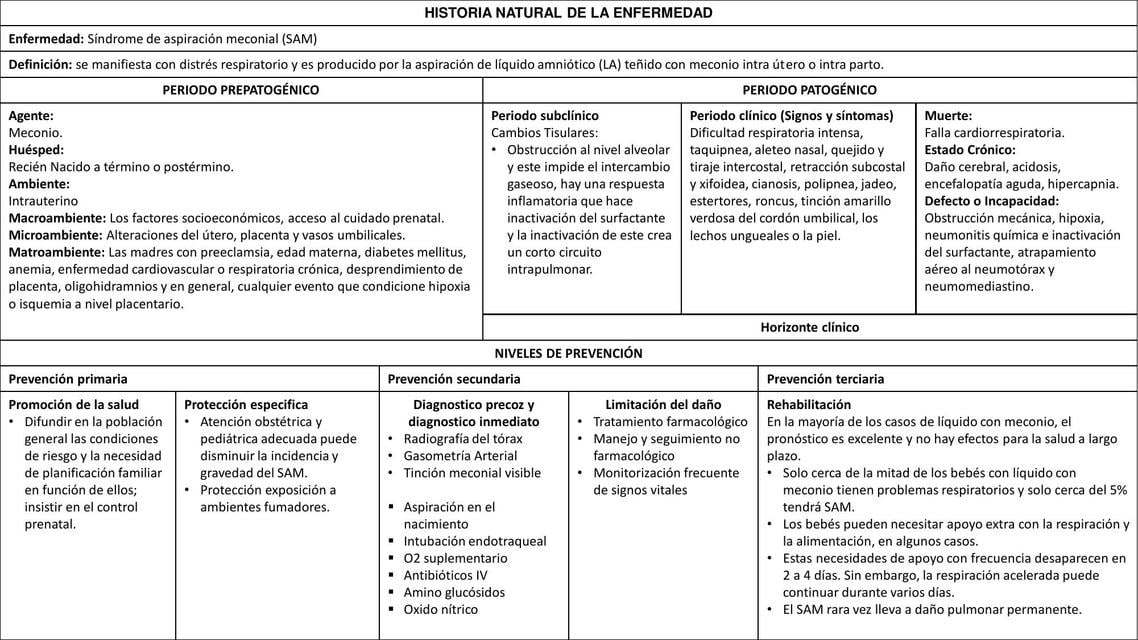 Síndrome de aspiración meconial | Estudiante de enfermería | Facultad