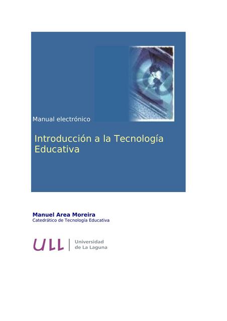 Introducción a la Tecnología educativa