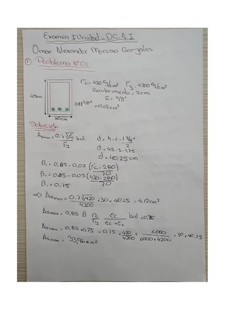 Primer Examen Estructuras