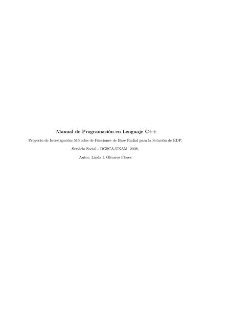 Manual De Programacion C++