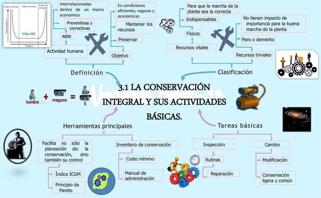 La Conservación integral y sus actividades básicas