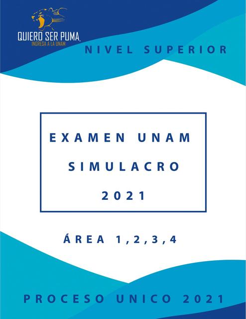 Examen Unam de Ingreso