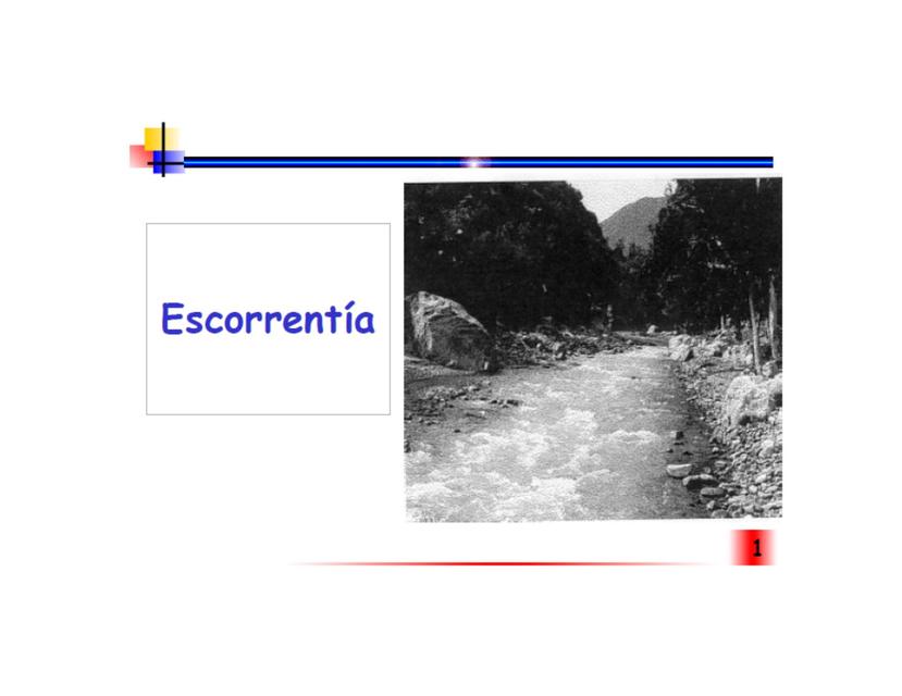 Escorrentía