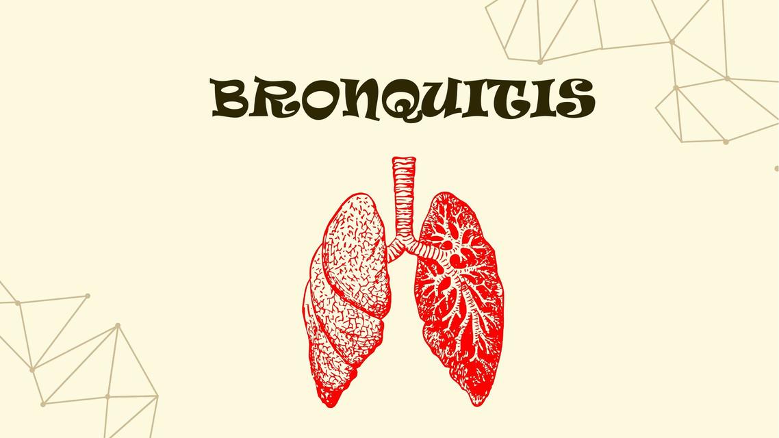 Bronquitis