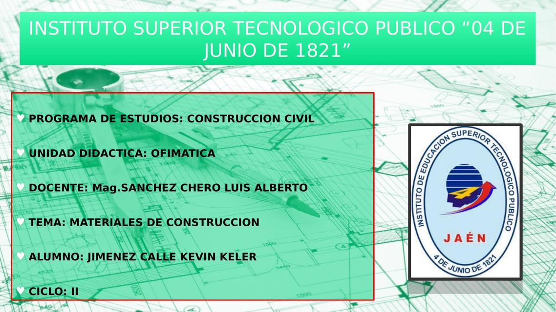 Materiales de Construcción