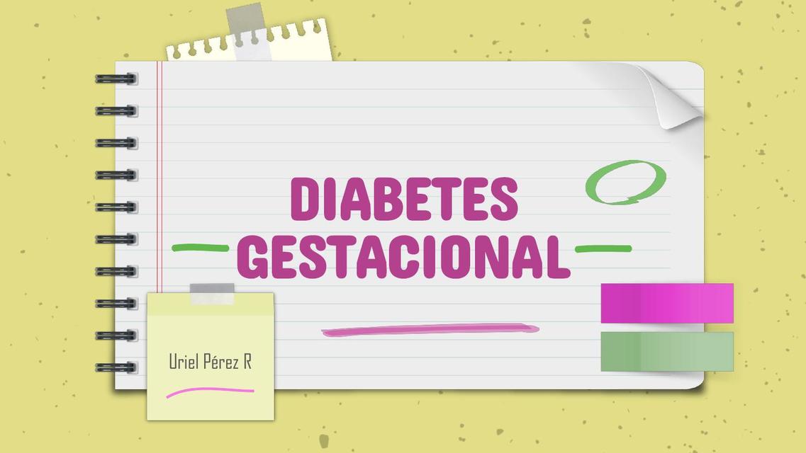 Diabetes Gestacional