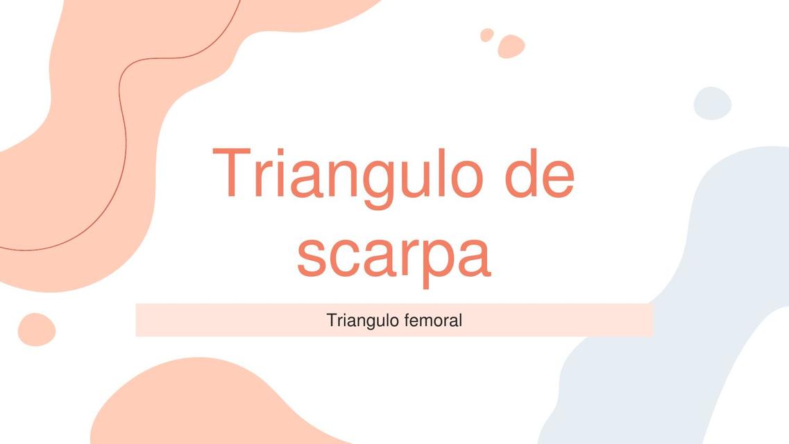 Triángulo de Scarpa