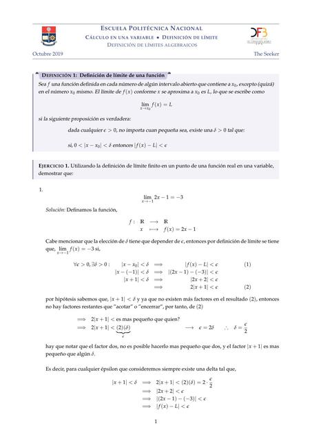 Definición de épsilon-delta