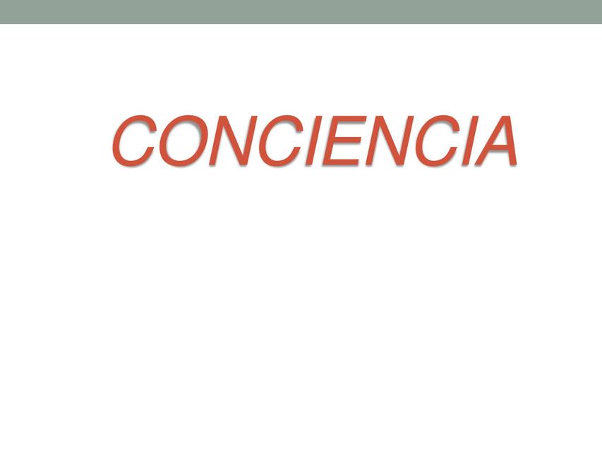 La Conciencia