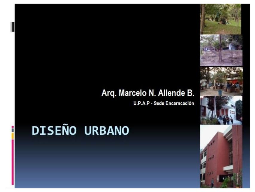 Diseño Urbano