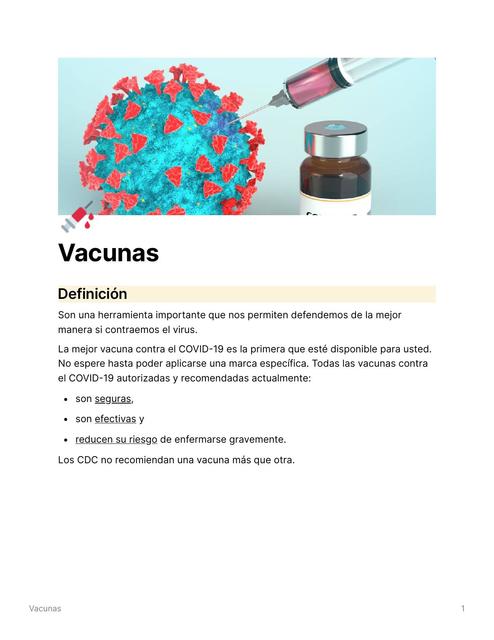 Vacunas