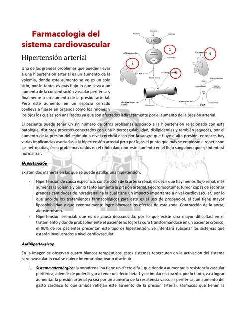 Farmacología del Sistema Cardiovascular