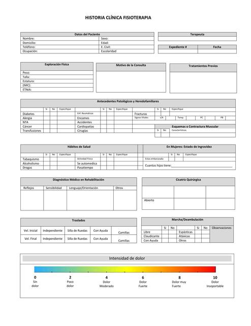 Formato De Historia Clínica Jose Herrera Udocz 0684