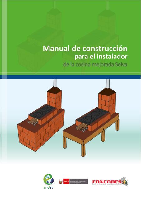 Manual de Construcción para el Instalador de la Cocina Mejorada Selva