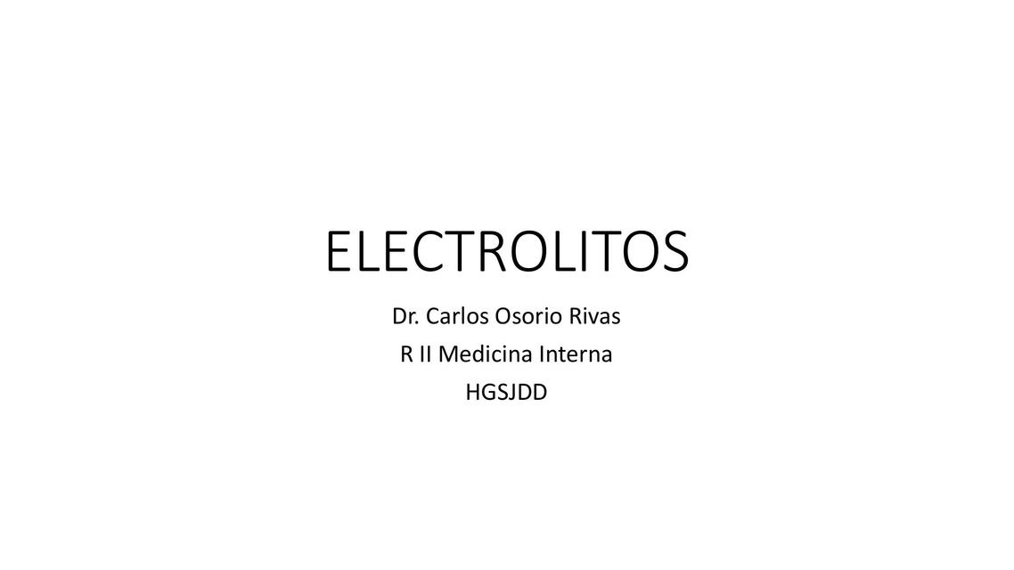 Electrolitos 