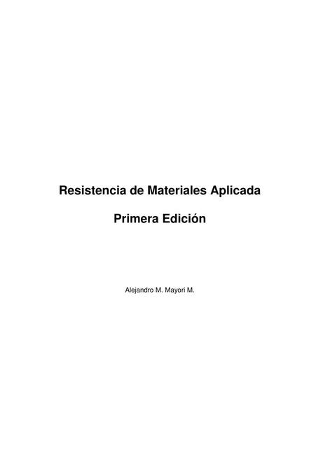 Resistencia De Materiales Aplicada.Pdf