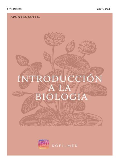 Apunte de Introducción a la Biología