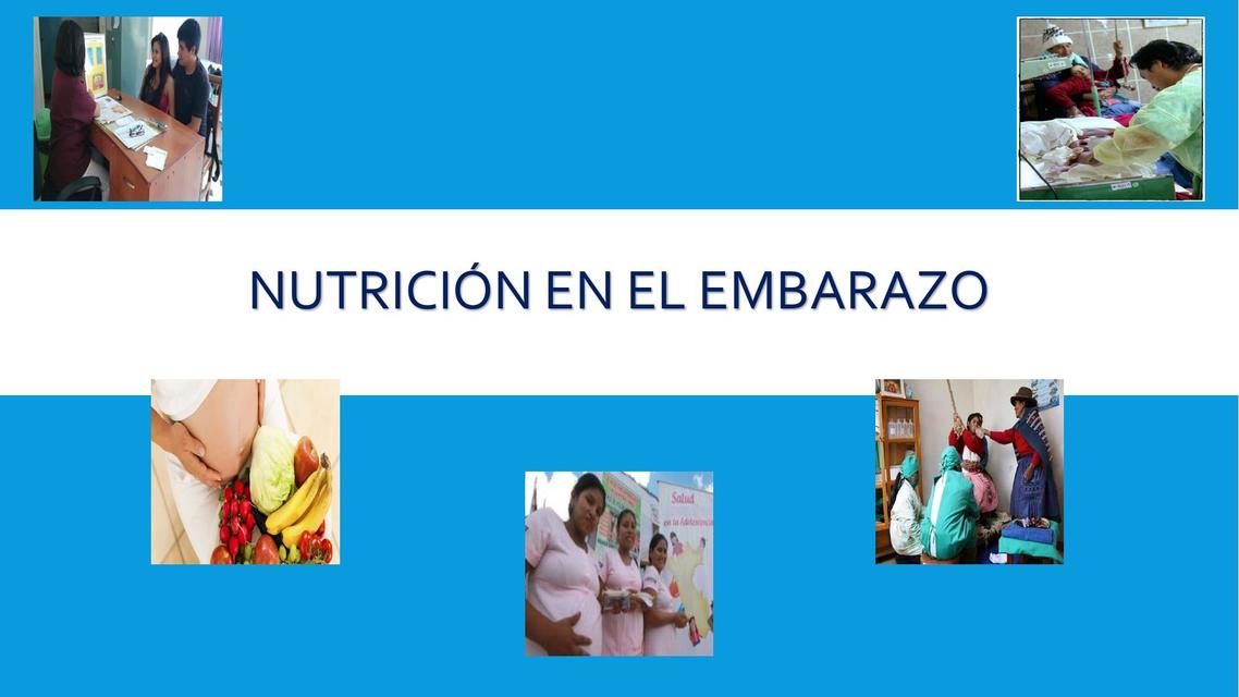 Nutrición en el Embarazo 