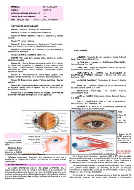 Oftalmología 