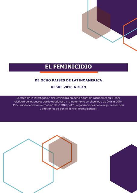 El Feminicidio en Latinoamérica