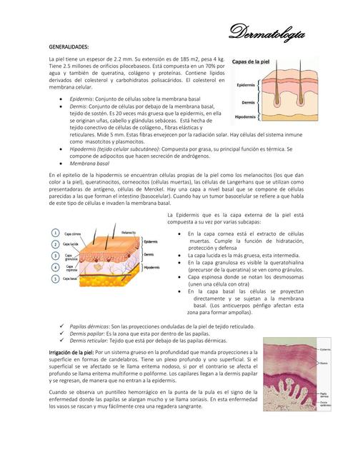 Dermatología