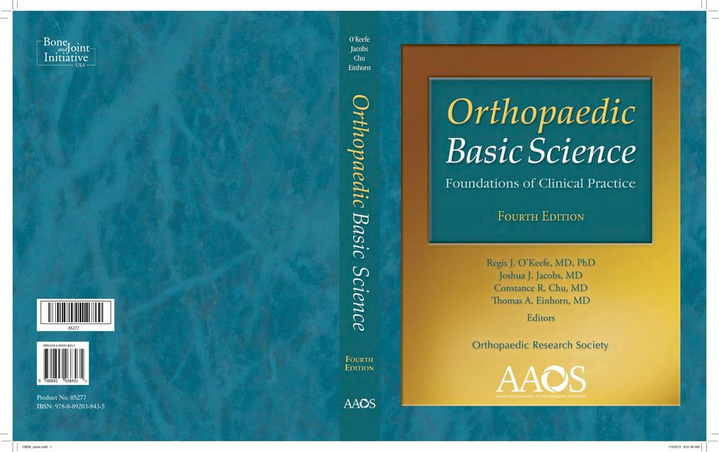 Orthopedic Basic Science