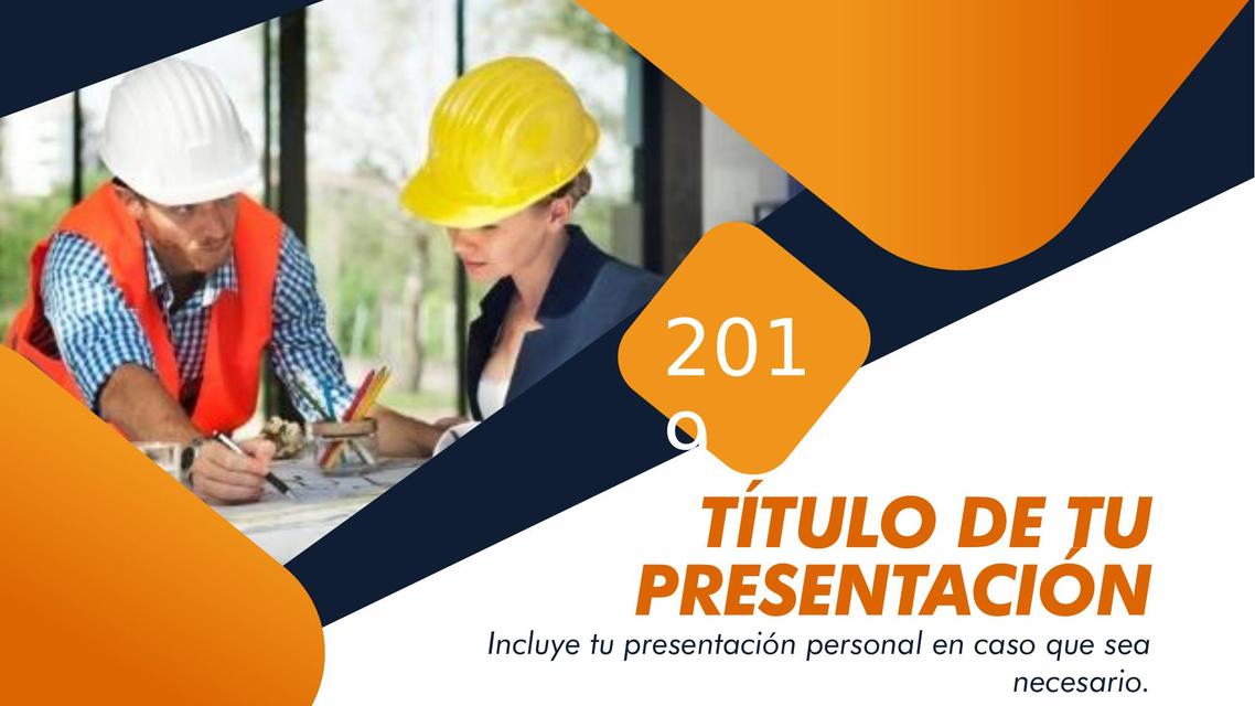 Pantilla para Presentaciones de Construcción