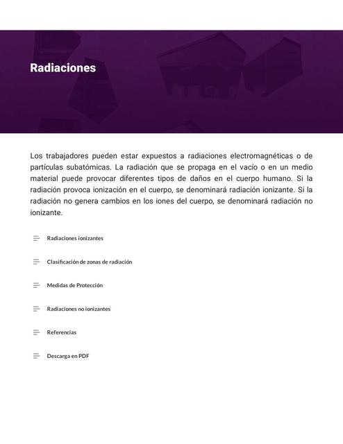 Radiaciones 