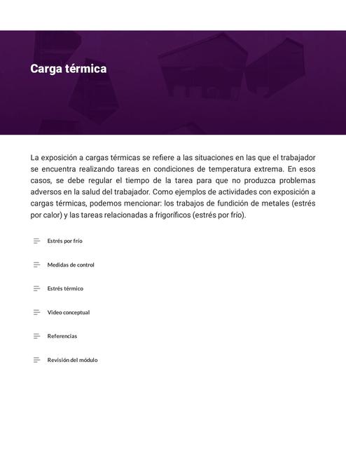 Carga Térmica 