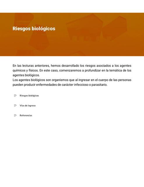 Riesgos biológicos