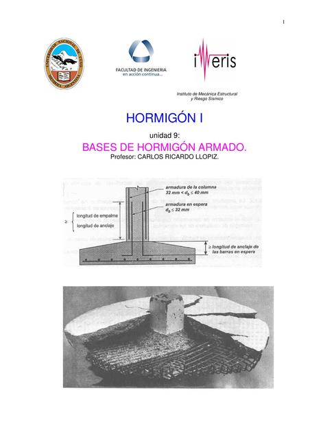 Bases de Hormigón Armado 