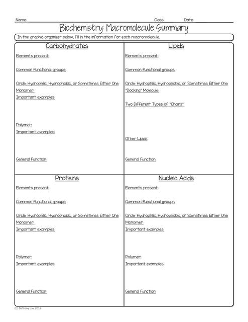 Macromoléculas