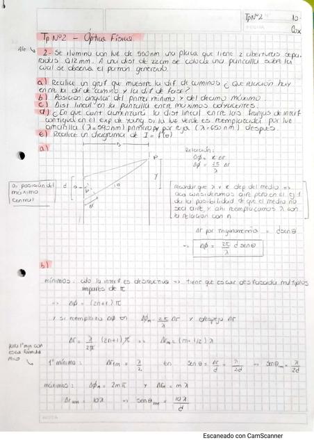 TP2 Óptica Física - Cox Rocío