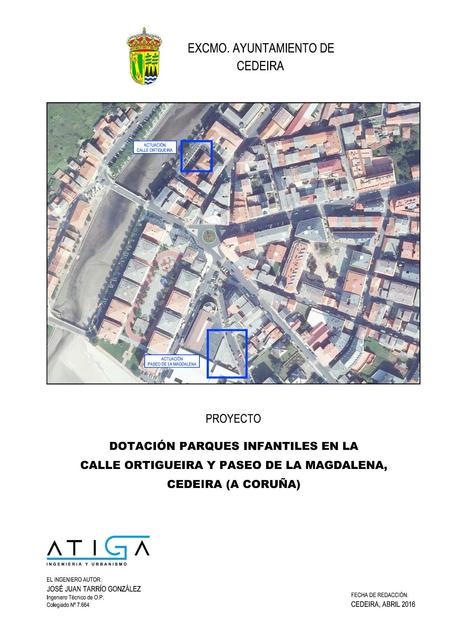 Dotación Parques Infantiles en la Calle Ortigueira 