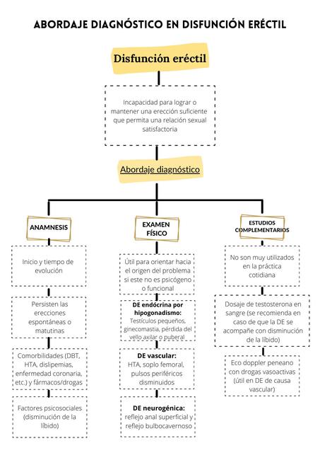 Abordaje Diagnóstico en Disfunción Eréctil