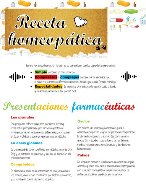 Receta Homeopática