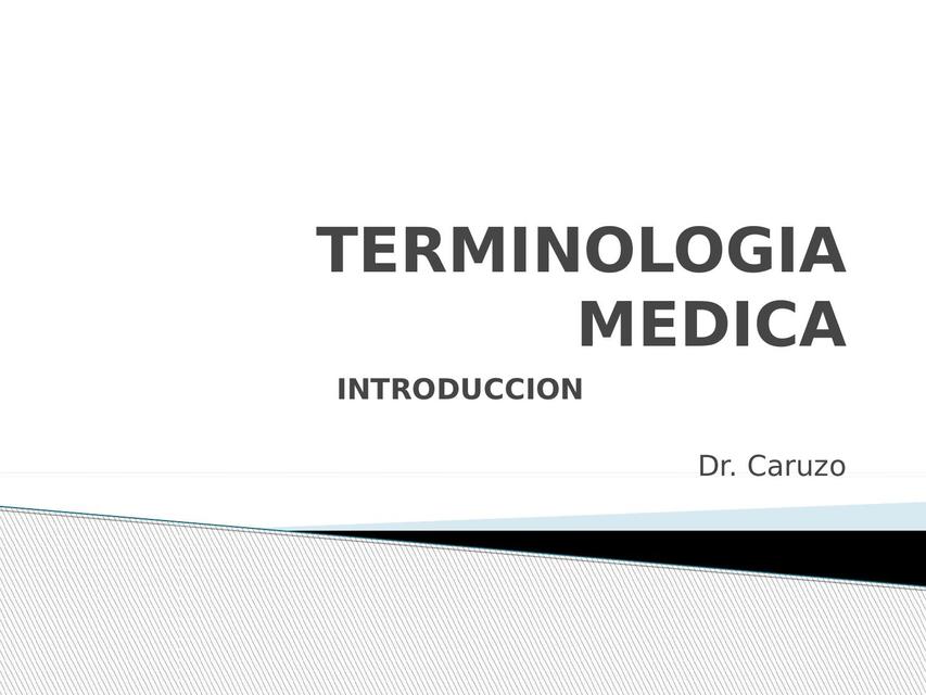 Terminología Médica