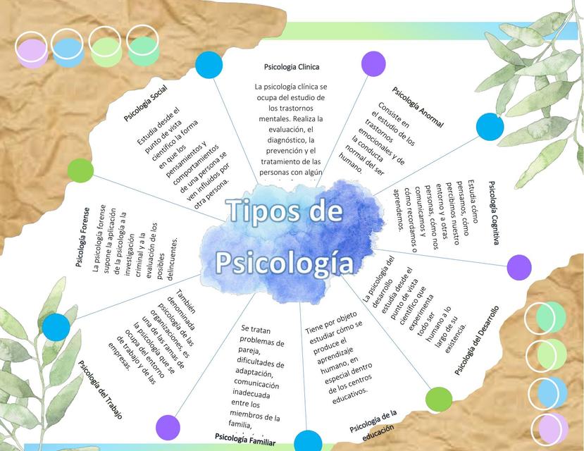 Tipos de Psicologia