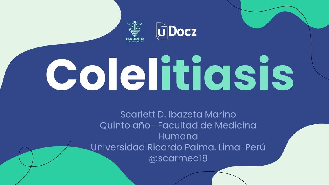 Colelitiasis