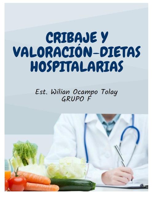 Dietas Hospitalarias