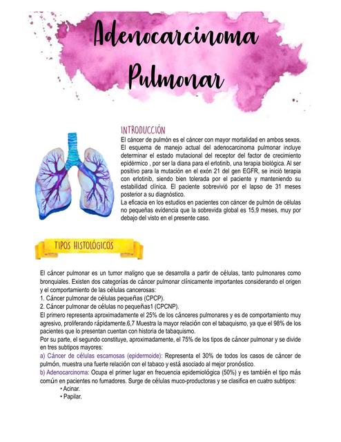 Adenocarcinoma Pulmonar 