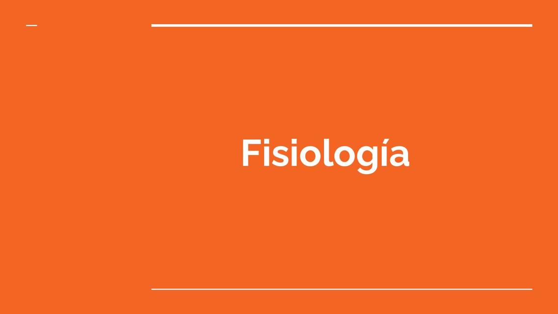 Fisiología