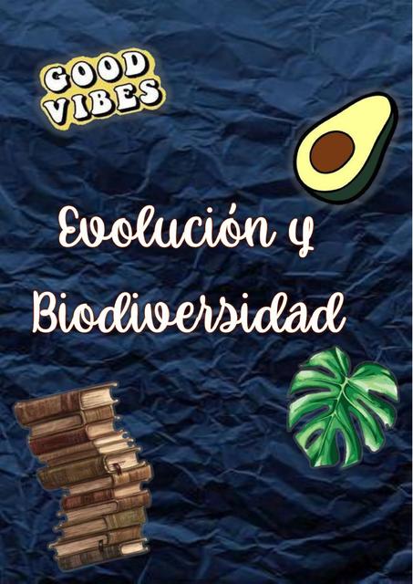 Evolución y Biodiversidad 